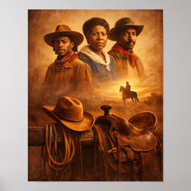Póster Leyes Negras del Oeste (Frente)
