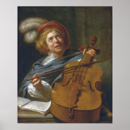 Póster Leyster - Cello Player