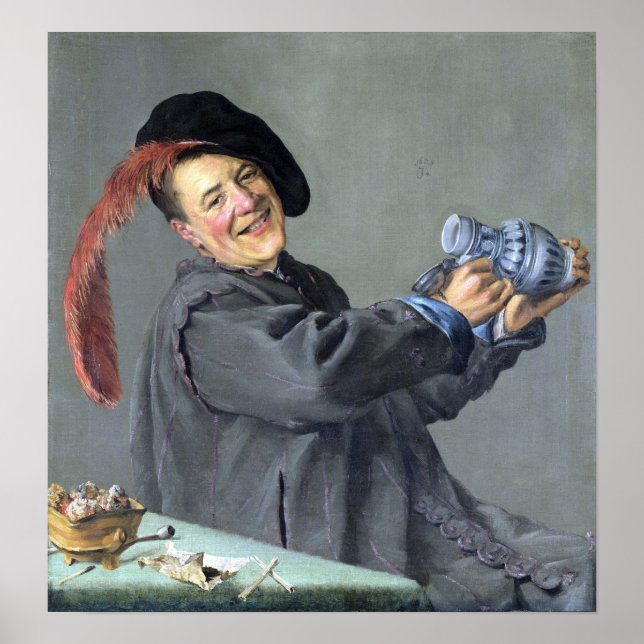 Póster Leyster - El Bebedor Alegre (Frente)