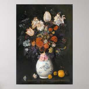 Póster Leyster - Flores En Un Jarrón