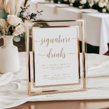 Leyton Gold Modern Minimal Signature Bebe Rótulo