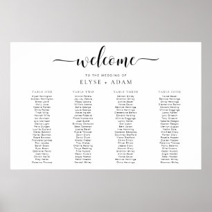 Póster Leyton Minimal 4 Poster de asientos en mesa de ban