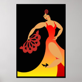 Póster LG. Bailador de Tall Flamenco
