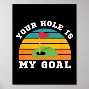 Póster Lgbt Divertido Golf Gay Cruising - Tu Agujero Es M