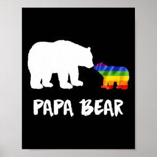 Póster Lgbt Papa Osea A Dad Lesbian Gay Biual Transgender