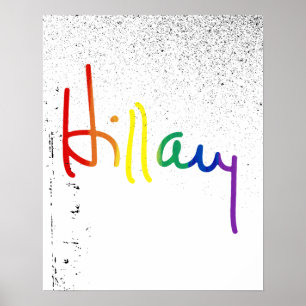Póster LGBT para Hillary Clinton
