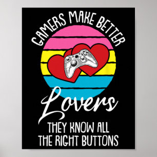 Póster Lgbt-q Panual Pride Video Game Controller