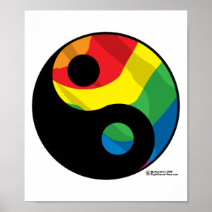 Póster LGBT Ying Yang