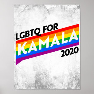 Póster LGBTQ para KAMALA 2020