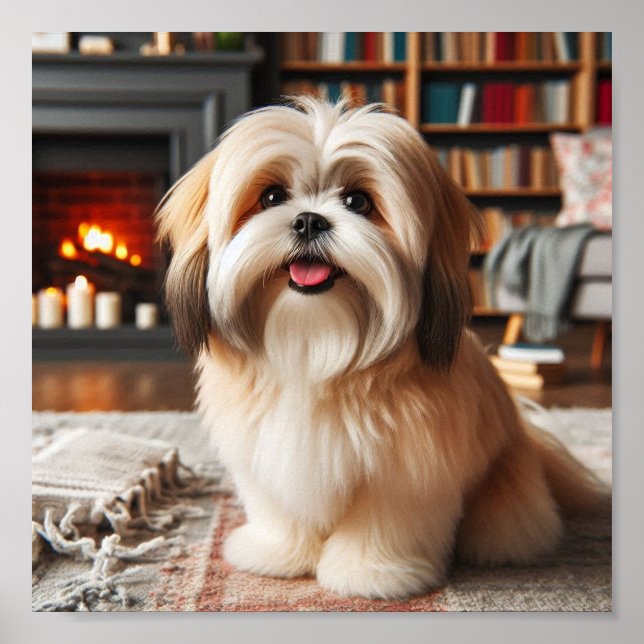 Póster Lhasa Apso (Frente)