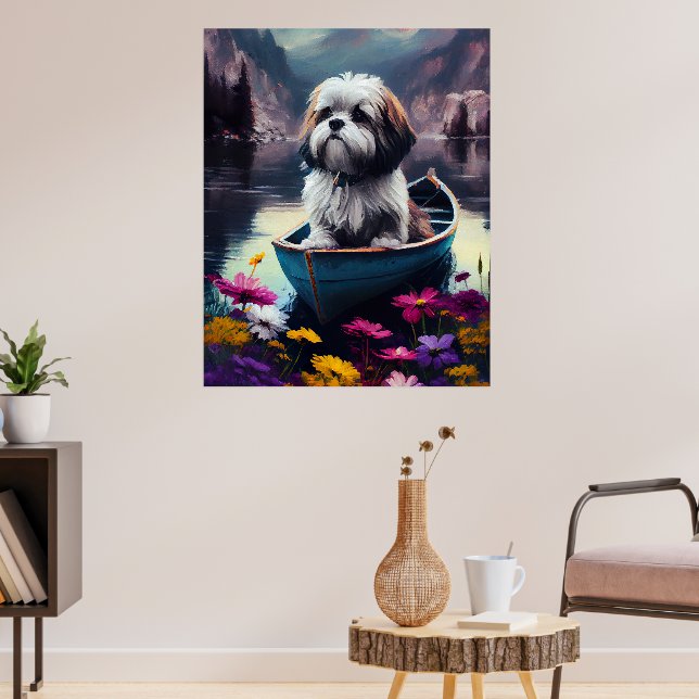 Póster Lhasa Apso en un remo: Una aventura escénica (Salón 3)