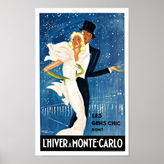 Póster L'Hiver a Monte Carlo