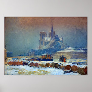 Póster Líbano - Notre Dame París