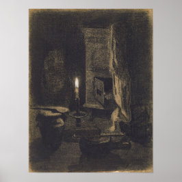 Póster Líbano: Vida fija con velas