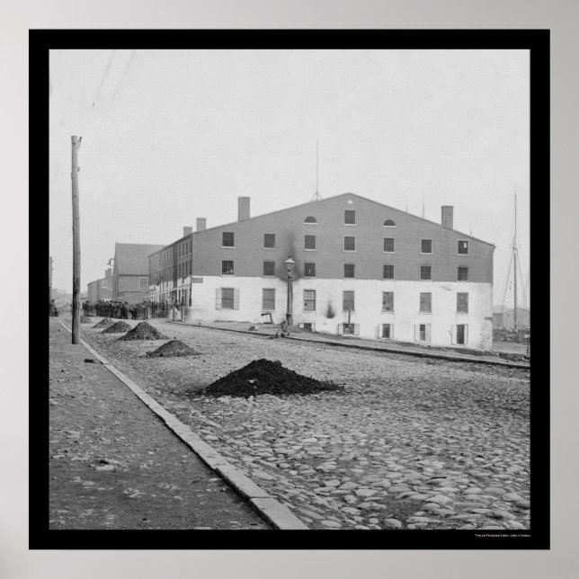 Póster Libby Prison in Richmond, VA 1865 (Frente)