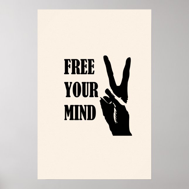 Póster ¡Libera tu mente! (Frente)