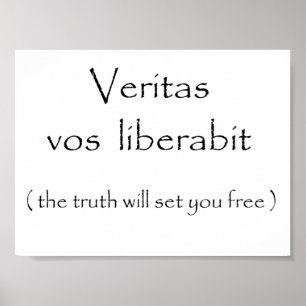 Póster Liberabit-poster de los vos de Veritas