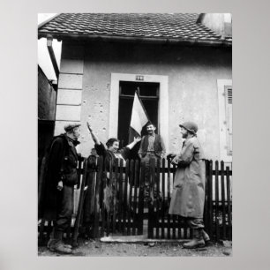 Póster Liberación de Belfort, Francia