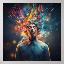 Póster Liberando la creatividad: Espíritu humano en movim