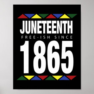 Póster Liberar desde el Día de la Independencia de 1865