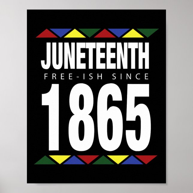 Póster Liberar desde el Día de la Independencia de 1865 (Frente)