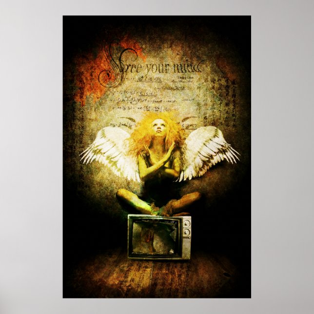 Póster liberar tu mente (Frente)