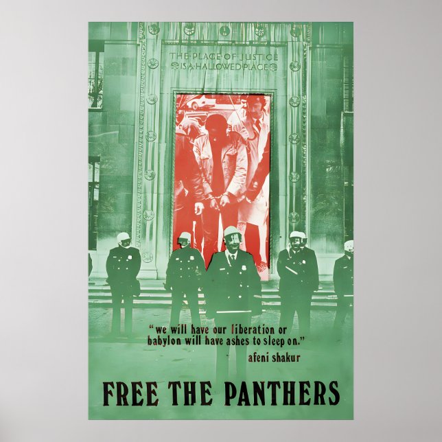 Póster Liberen a los Panteras Negras Tendremos nue (Frente)