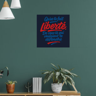 Póster Libertad