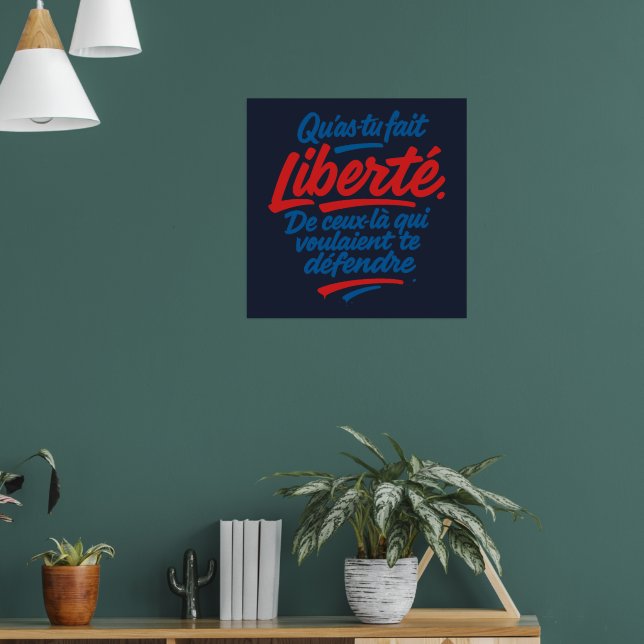 Póster Libertad (Salón 1)