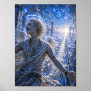 Póster Libertad / Ángel / Puente del Cielo Infinito