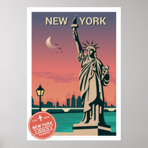 Póster Libertad de estatua
