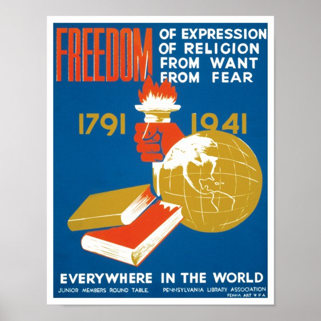 Póster Libertad de expresión (Frente)