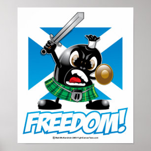 Póster Libertad de Haggis