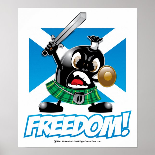 Póster Libertad de Haggis (Frente)