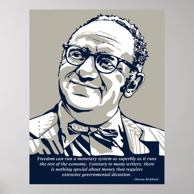 Póster Libertad de Rothbard (Frente)