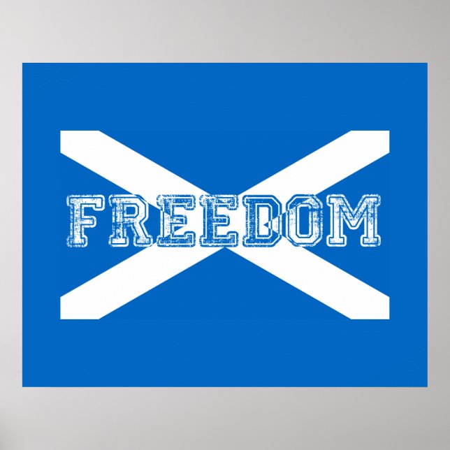 Póster Libertad en Escocia (Frente)
