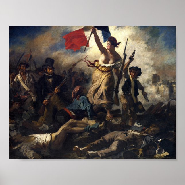 Póster Libertad guiando al pueblo (Frente)