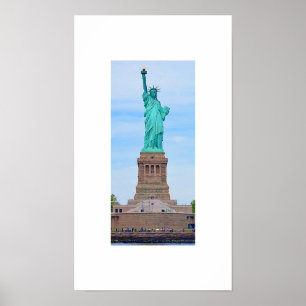 Póster Libertad Iluminando al Mundo Poema de Lázaro 