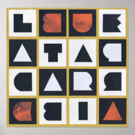 Póster LIBERTAD PARA CUBA Magic Square