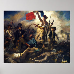 Póster Libertad para el pueblo por Eugene Delacroix