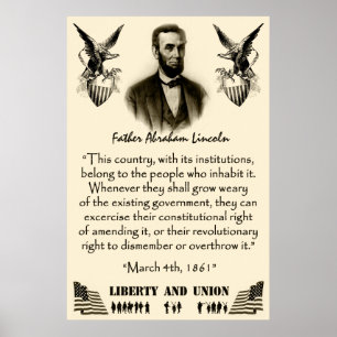 Póster Libertad Y Unión