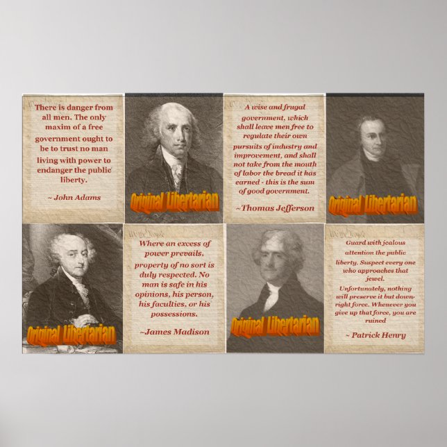 Póster Libertarios originales (Frente)