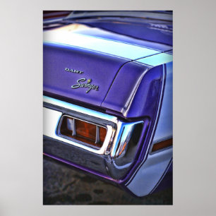 Póster Libertino del dardo de 1970 Dodge