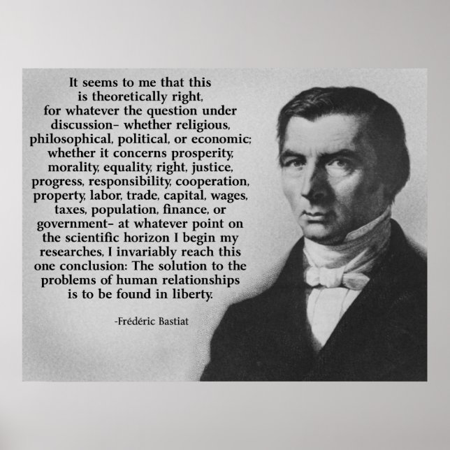 Póster Liberty Bastiat (Frente)