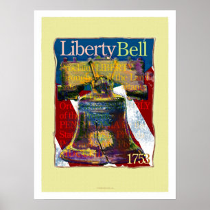 Póster Liberty Bell Art Poster