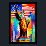Póster Liberty Eagle Statua Poster Pop Art<br><div class="desc">Liberty Eagle Statua Poster Pop Art</div>
