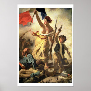 Póster Liberty Leading the People, 28 de julio de 1830 (p
