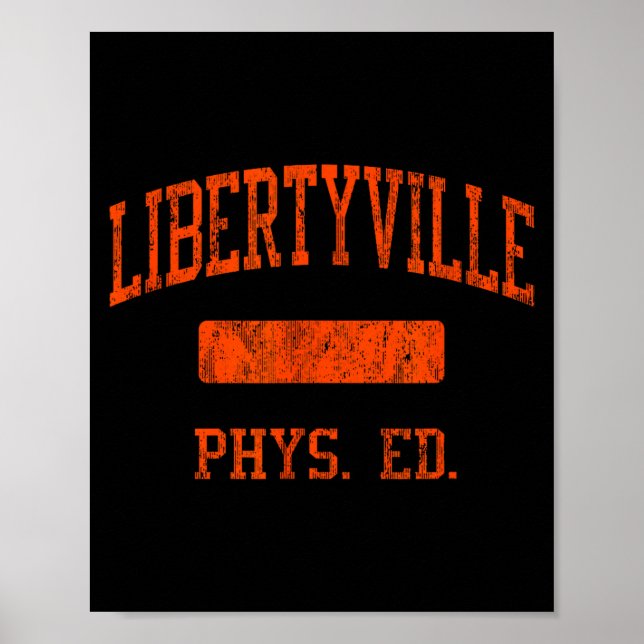 Póster Libertyville High School Hs Libertyville Il Phys E (Frente)