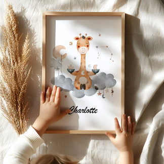 Póster Libra Bebé - Para tu pequeña Nursera Zodiaca
