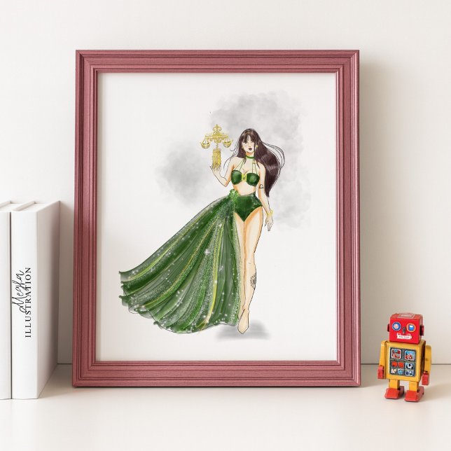 Póster Libra Constellation Artwork, Cosmic Zodiac, (Subido por el creador)